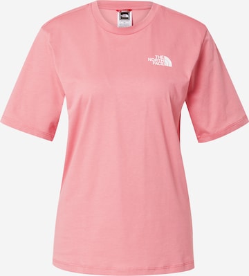 THE NORTH FACE Shirt 'SIMPLE DOME' in Roze: voorkant