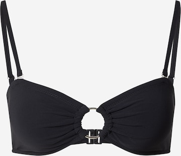 Banana Moon Bandeau Bikinitoppi värissä musta: etupuoli
