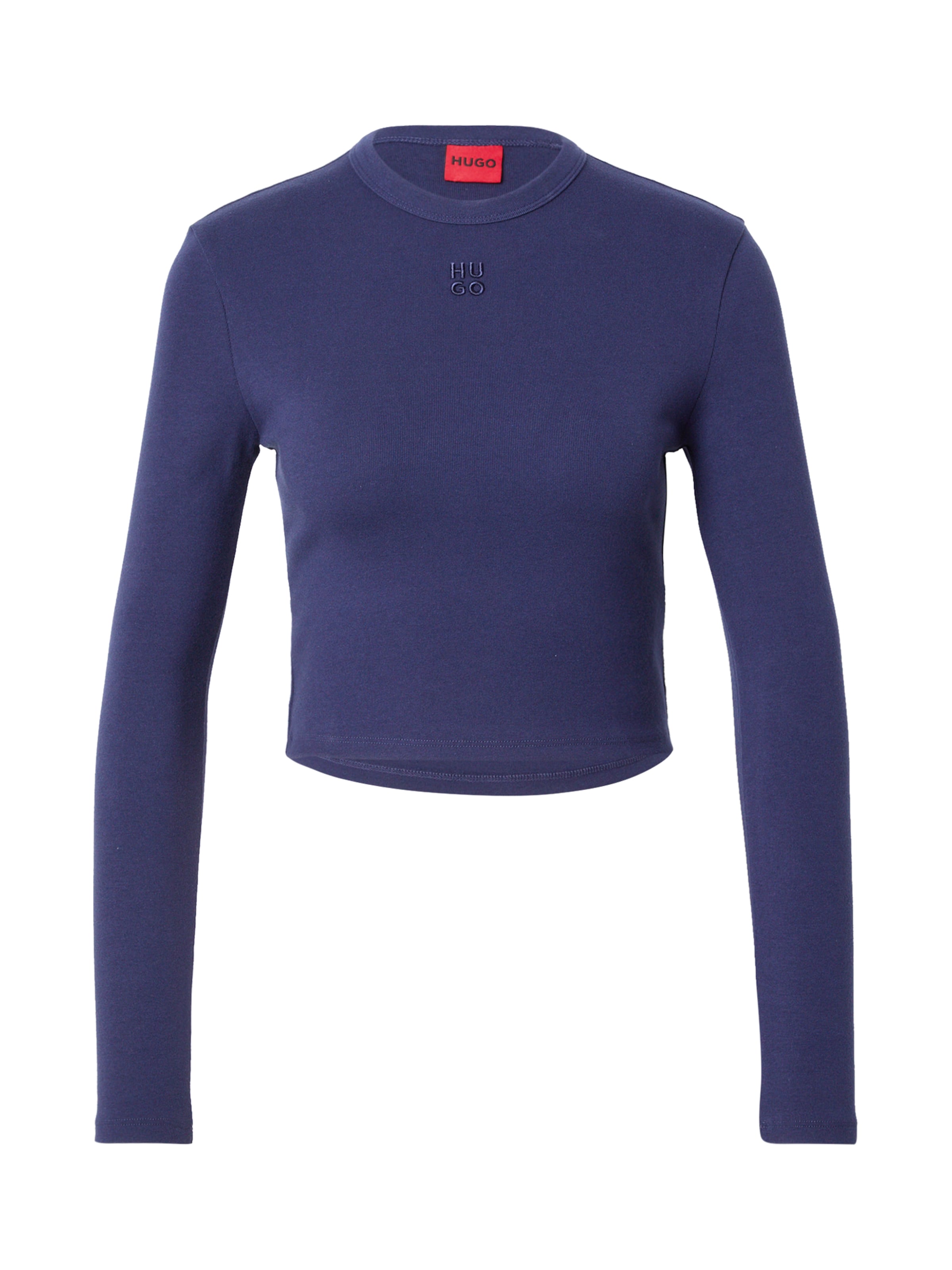 HUGO Μπλουζάκι 'Dafilomena_3' σε μπλε: μπροστά