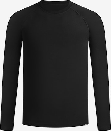 Smilodox Shirt ' Zeyn ' in Zwart: voorkant