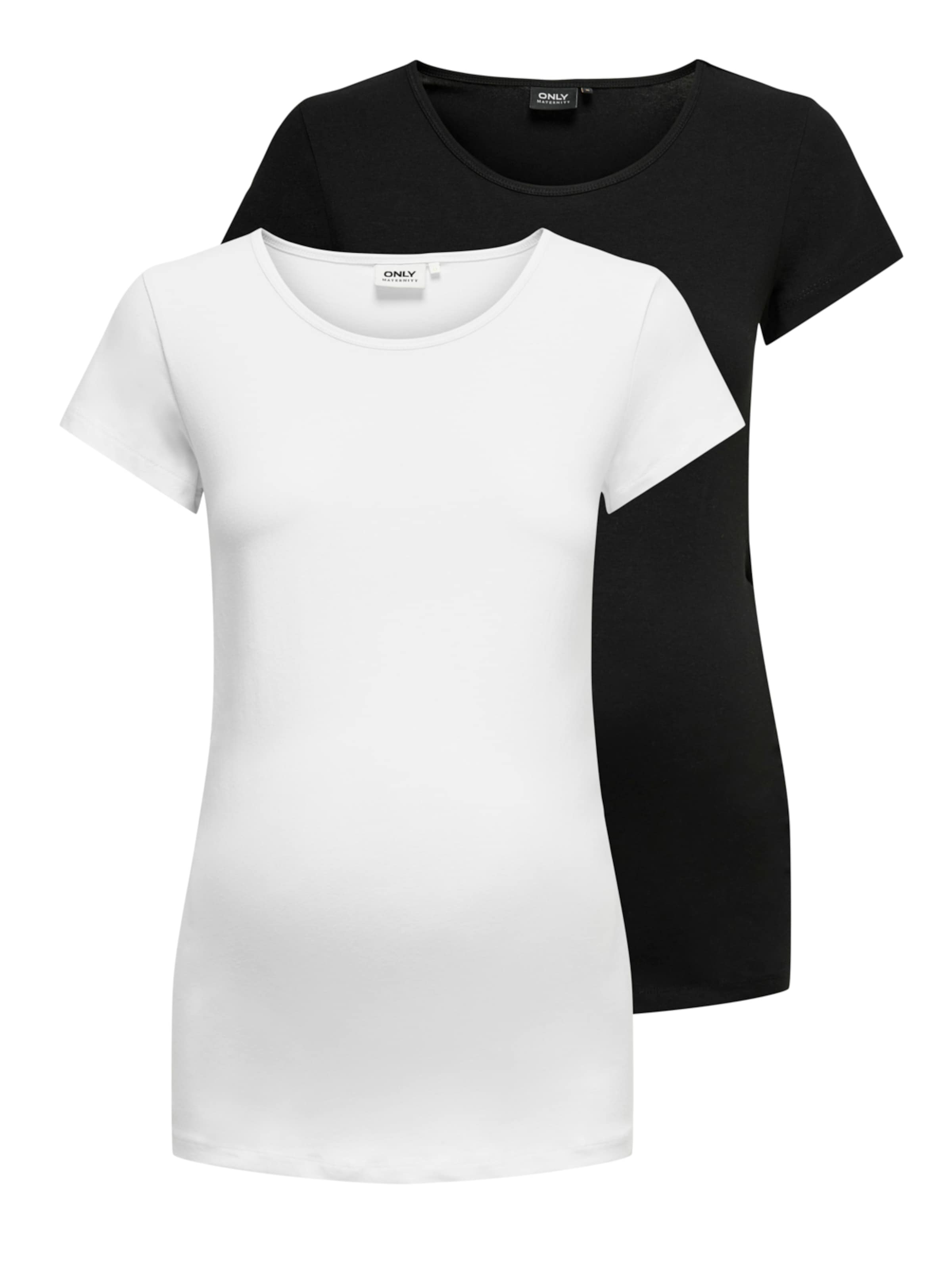 Only Maternity Koszulka 'ONLMLovely' w kolorze czarny: przód