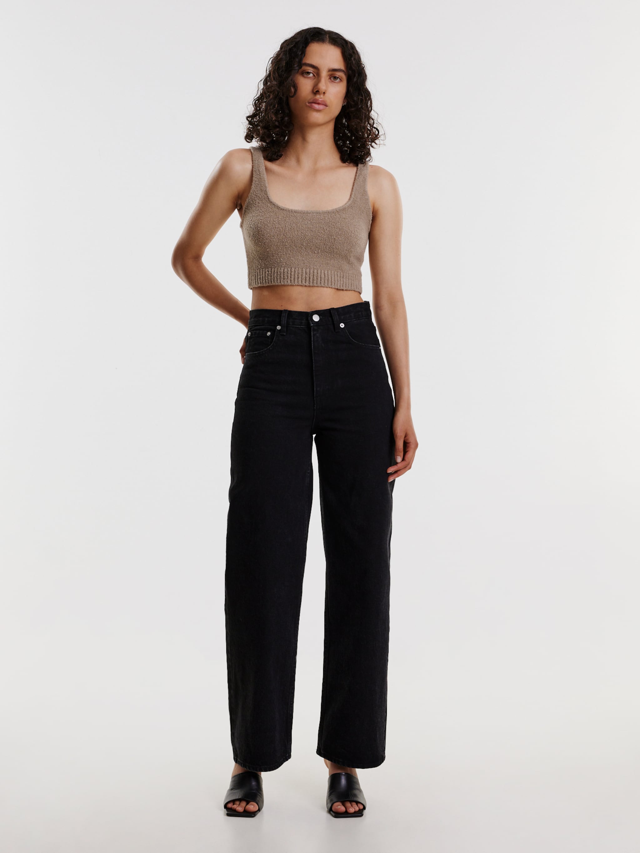 EDITED Produkter Sticktop 'Viona' beige