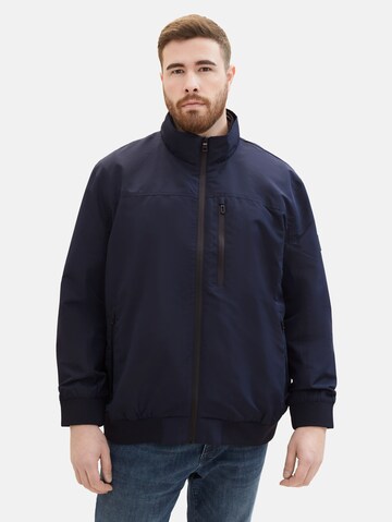 TOM TAILOR Men + Between-Season Jacket in Blue: front