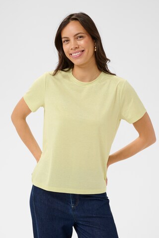 SAINT TROPEZ - Camisa 'SZHaga' em amarelo