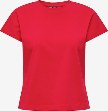 raudona ONLY Marškinėliai 'ONLERICA': priekis