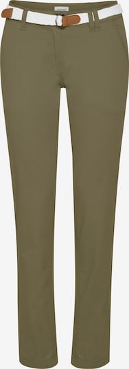 Pantaloni chino Oxmo di colore cachi / bianco, Visualizzazione prodotti