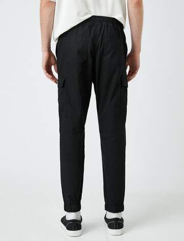 Koton Tapered Cargo trousers in Black
