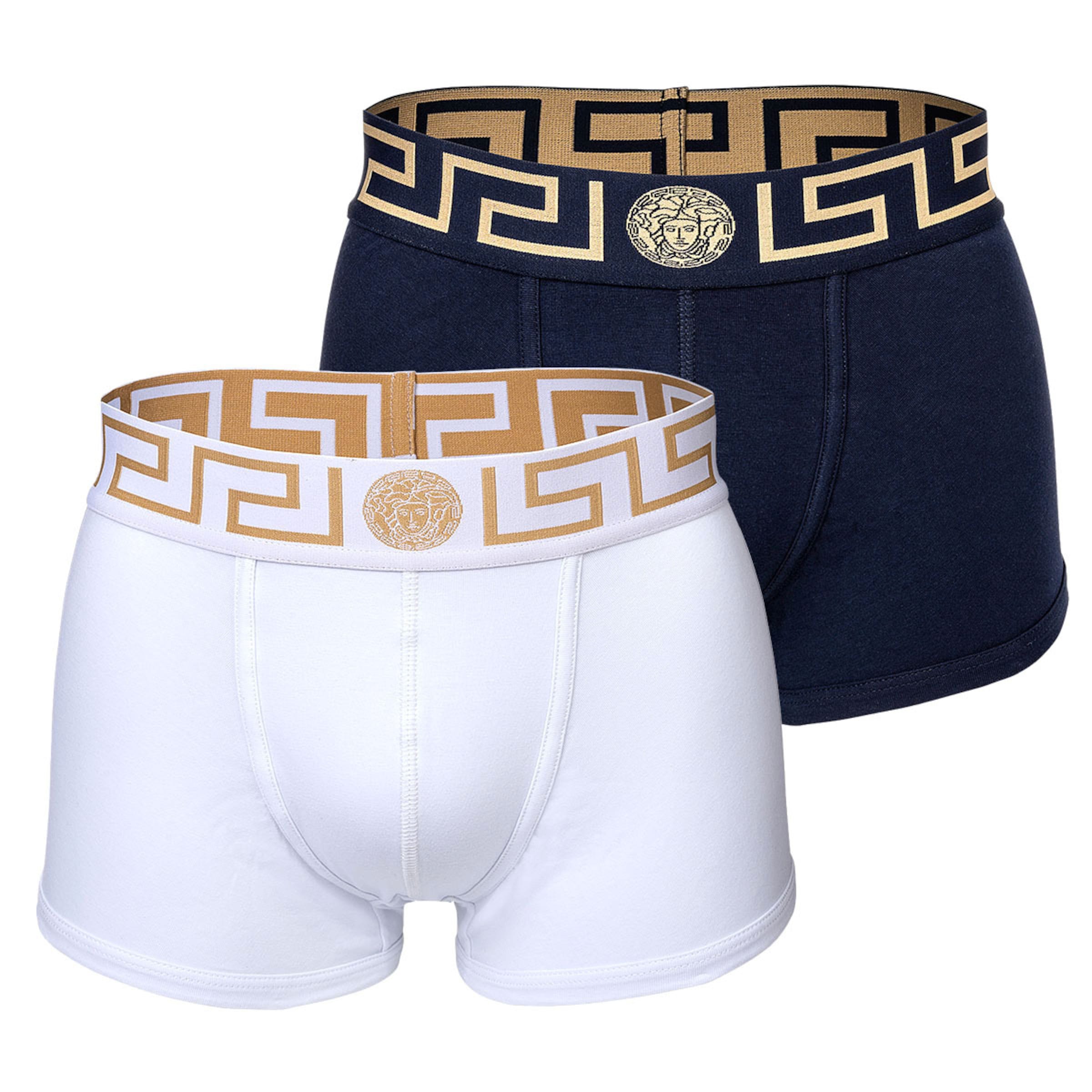 Boxer di VERSACE in blu: frontale
