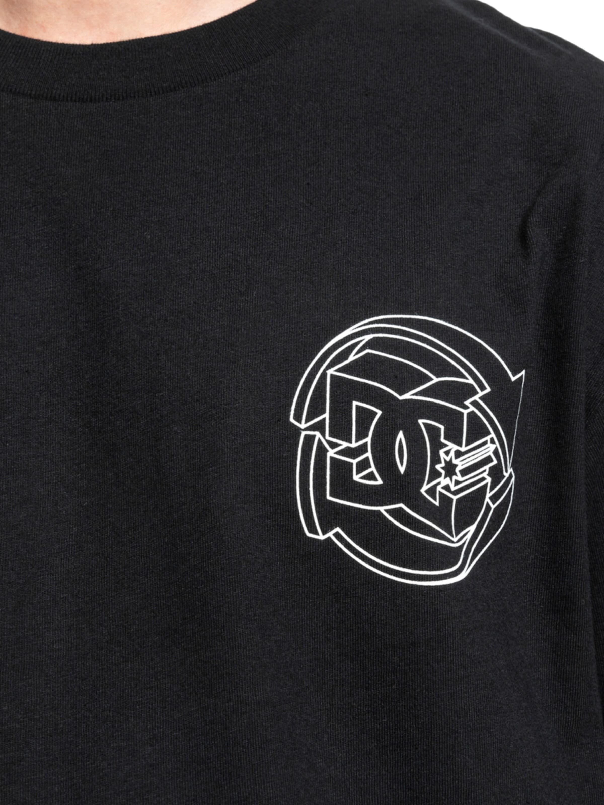 DC Shoes Shirt 'DC Dimensional SS Tee'‌‌‌‌‌‌‌‌‌‌ in Schwarz