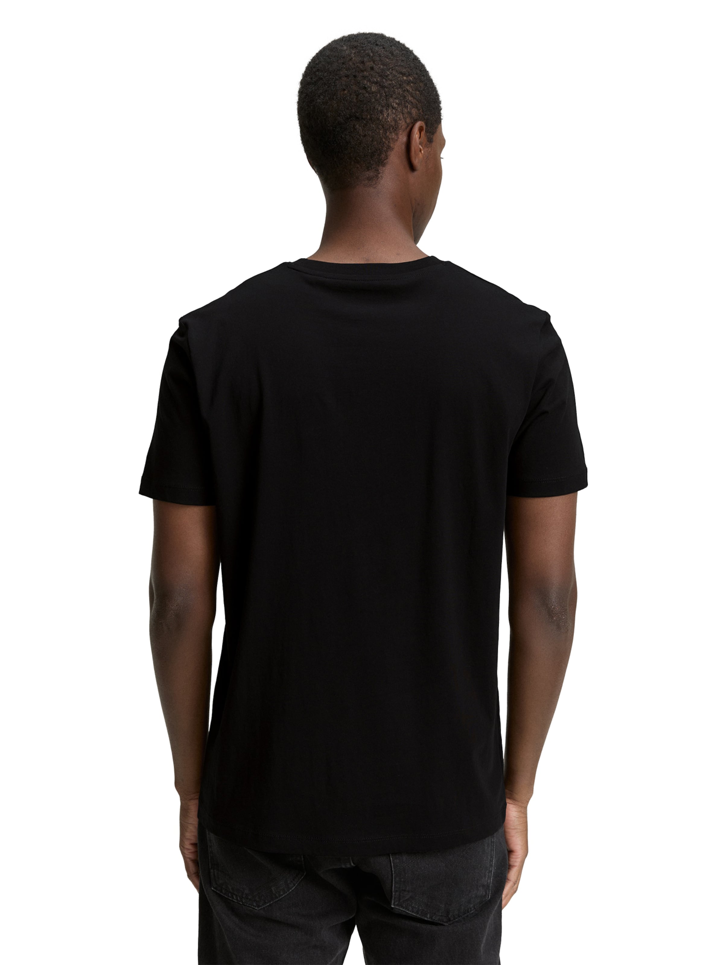 TOM TAILOR DENIM Футболка в Черный