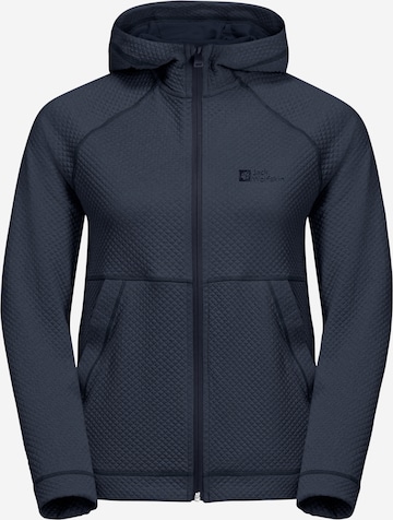 Veste en polaire fonctionnelle 'Fernweh' JACK WOLFSKIN en bleu : devant