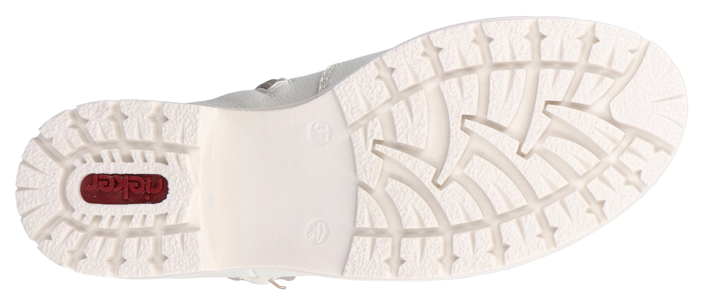 Bottines à lacets Rieker en blanc