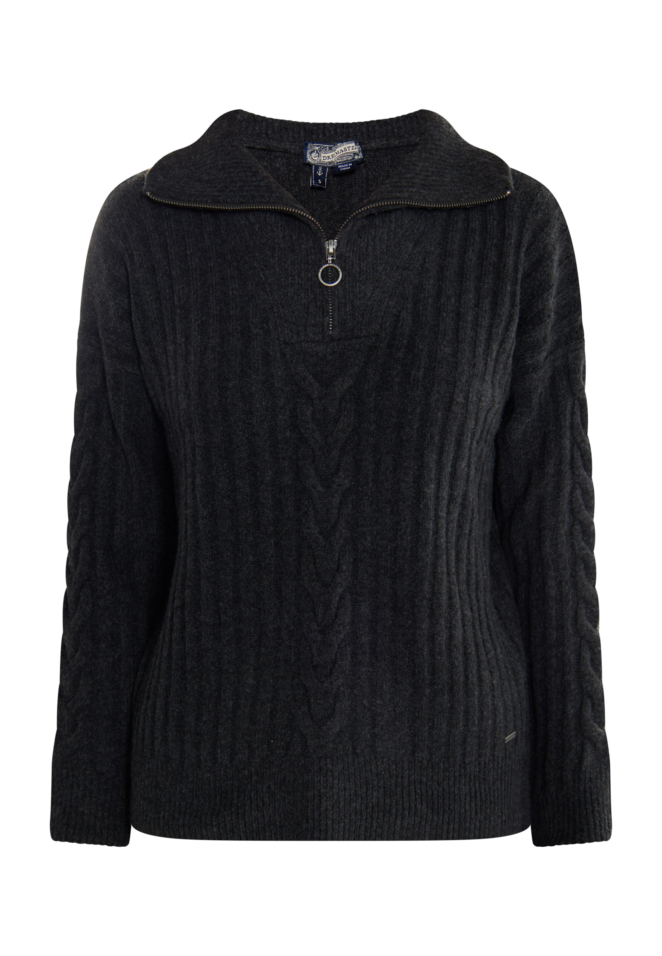 DreiMaster Vintage Pulóver - szürke: elől