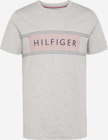 TOMMY HILFIGER Тениска в сиво: отпред