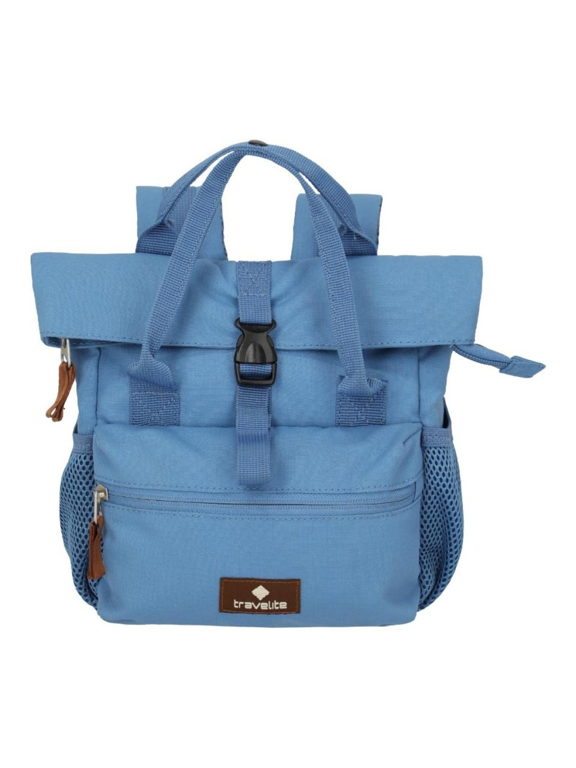 TRAVELITE Backpack in Blue: front