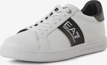 EA7 Emporio Armani Sneakers in White: front