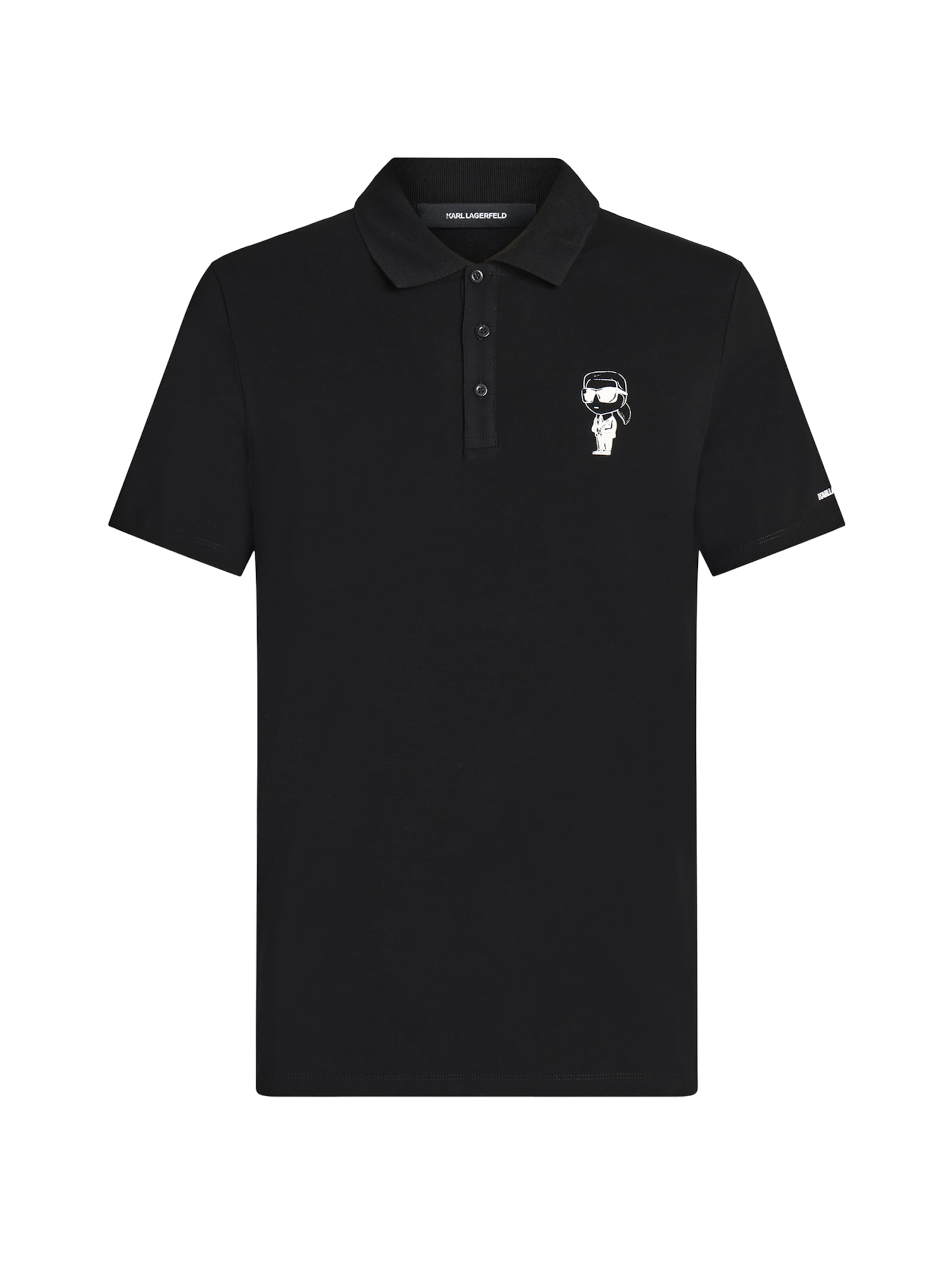 T-Shirt Karl Lagerfeld en noir : devant