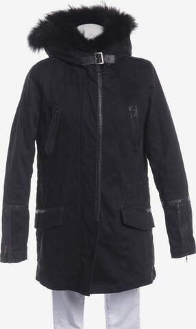 Maje Winterjacke / Wintermantel M in Schwarz: predná strana