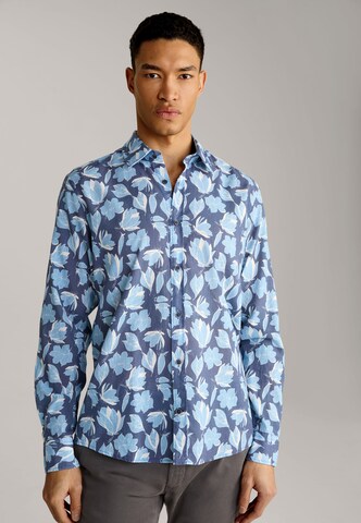 JOOP! Jeans Regular fit Button Up Shirt in Blue: front
