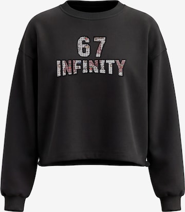 MYMO - Sweatshirt em preto: frente