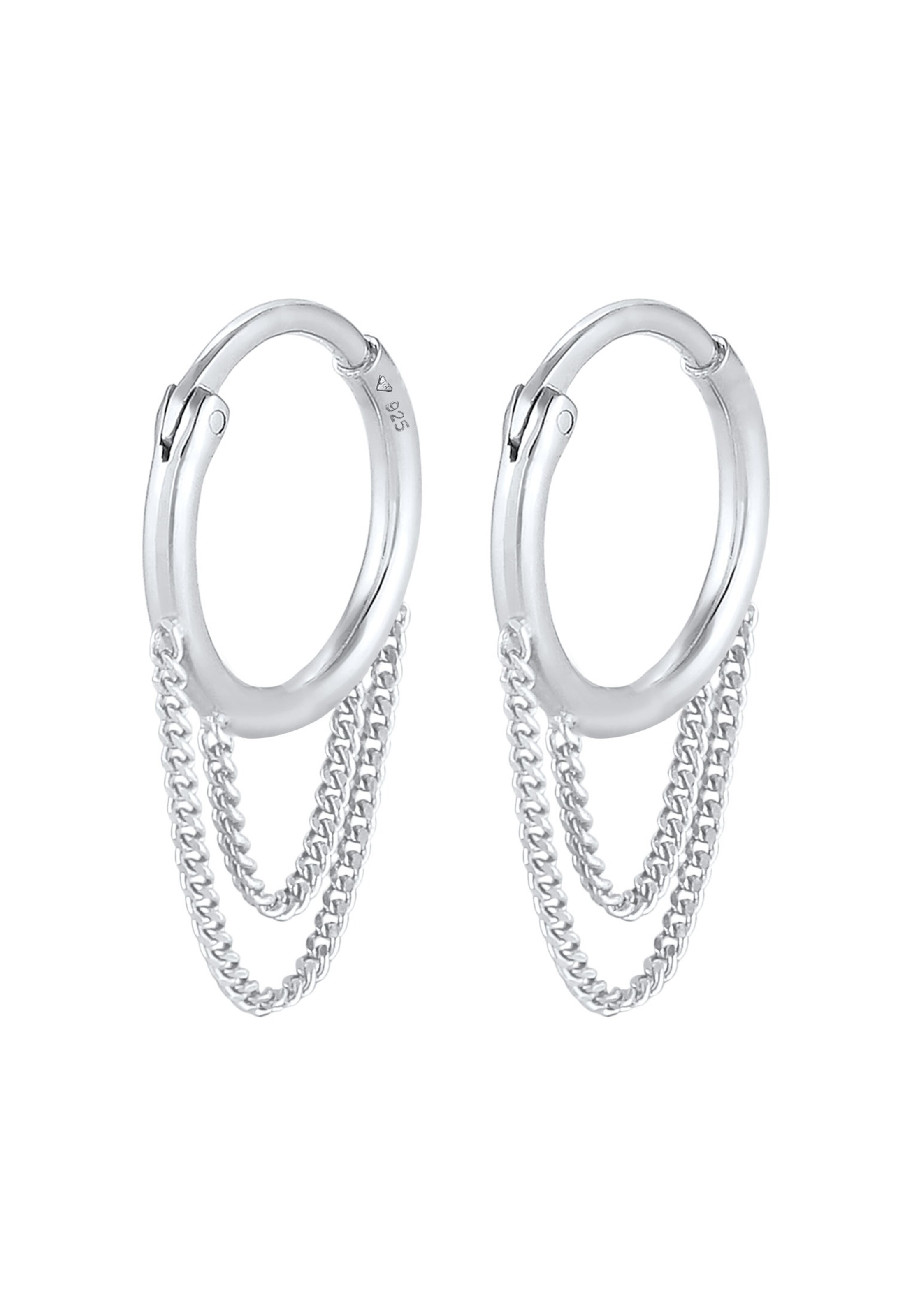 ELLI Серьги в Серебристый: спереди