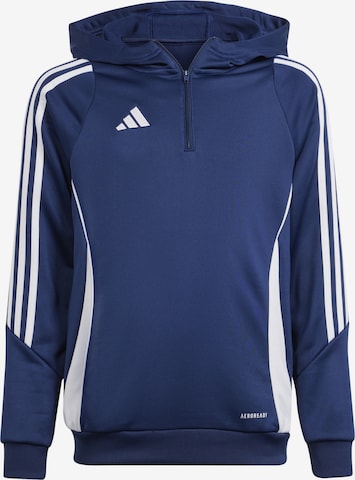 ADIDAS PERFORMANCE Sportsweatshirt 'Tiro 24' in Blau: Vorderseite