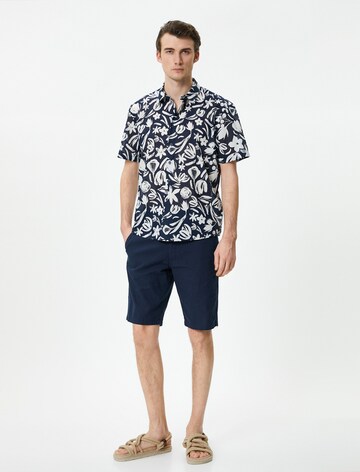 Koton Regular fit Button Up Shirt in Blue