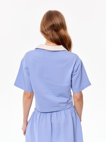 T-shirt 'GOIA' mandragora en bleu