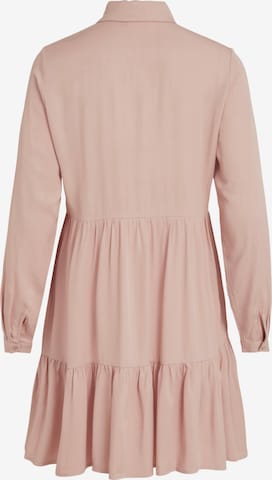 VILA Платье-рубашка в Ярко-розовый