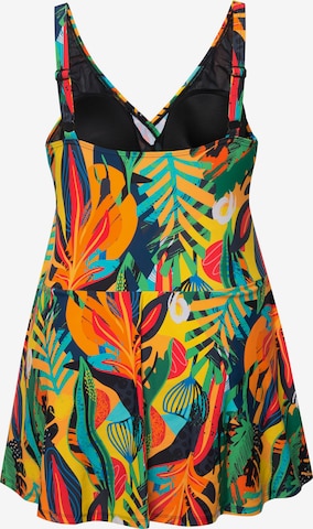 Ulla Popken Swimsuit Dress in Mixed colors