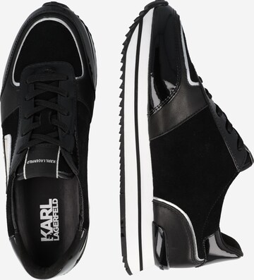 Karl Lagerfeld Låg sneaker 'VELOCITA II' i svart