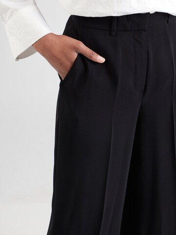 GERRY WEBER - Loosefit Pantalón de pinzas en negro