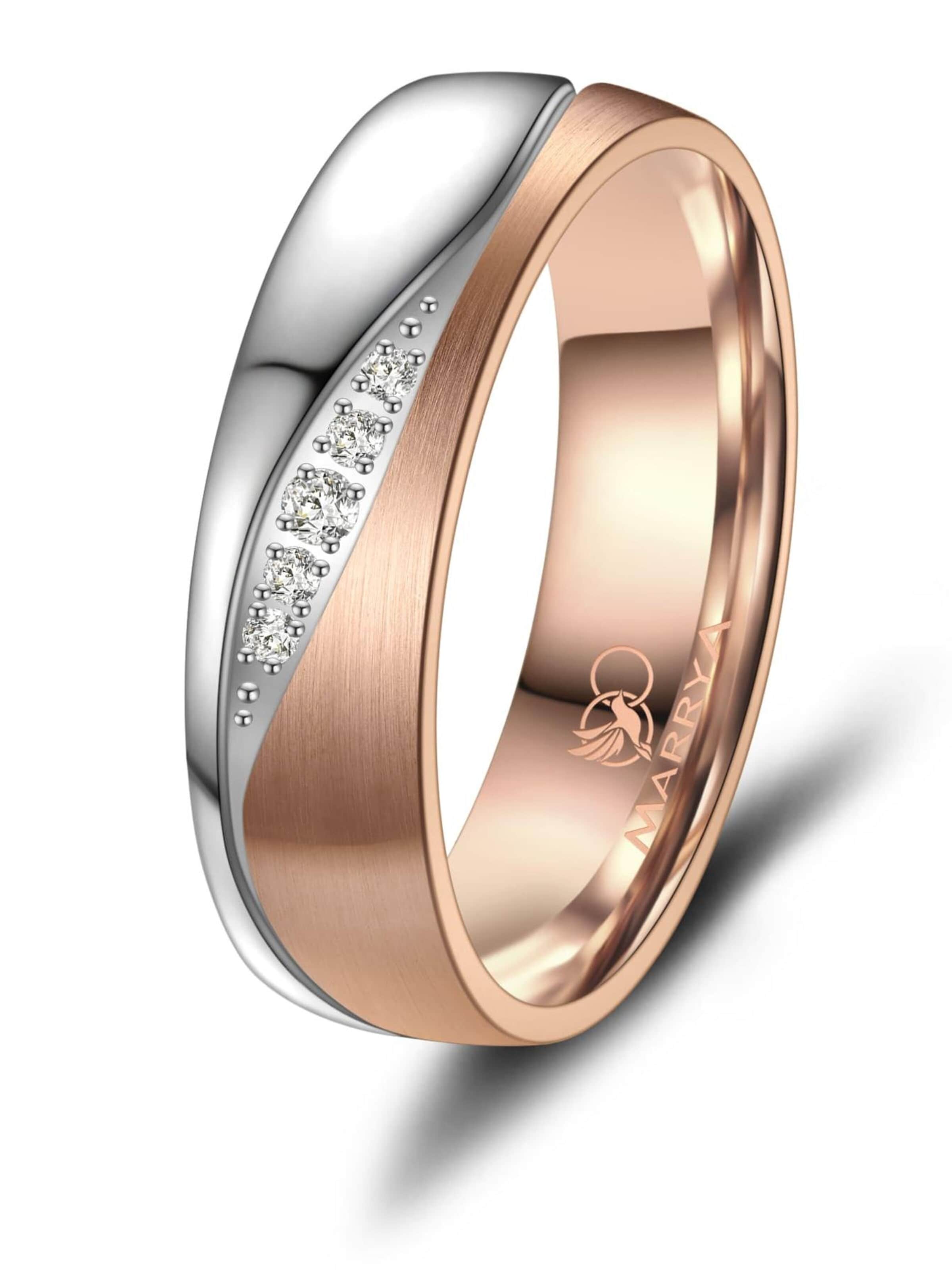 MARRYA Ring 'MARRYA TI-38 Ehering aus Titan' in Goud: voorkant