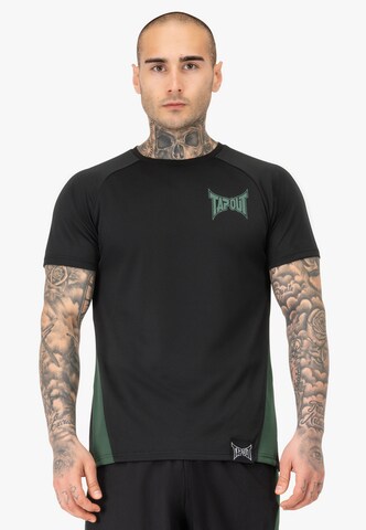 Tapout Функциональная футболка в Черный: спереди