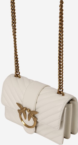 PINKO Skulderveske 'LOVE ONE' i beige: forside