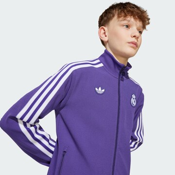 Veste de survêtement 'Real Madrid Terrace Icons' ADIDAS ORIGINALS en violet