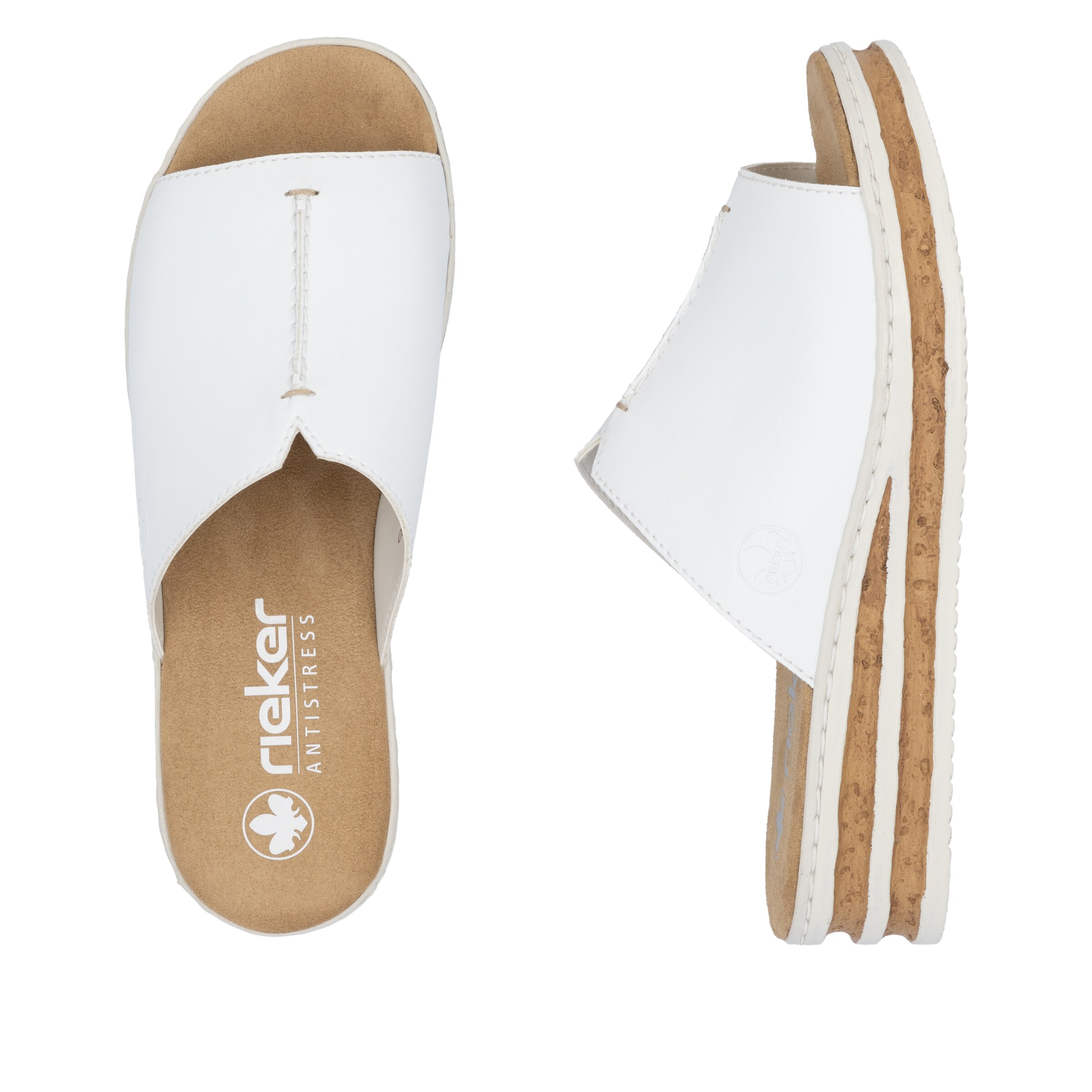 Rieker Mules in White