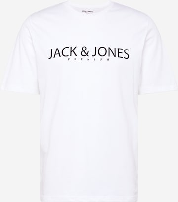 JACK & JONES Tričko 'Bla Jack' – bílá: přední strana
