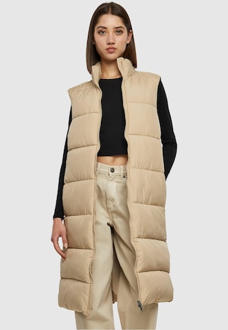 Gilet Urban Classics en beige : devant