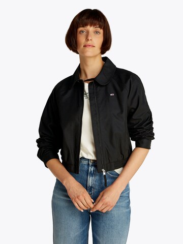 Tommy Jeans Övergångsjacka i svart: framsida