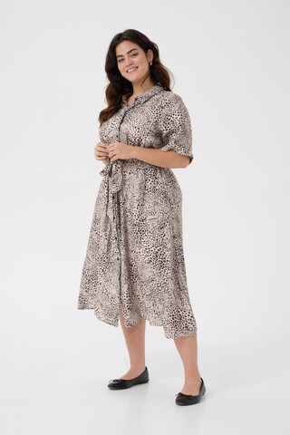KAFFE CURVE Kleid 'Debri' in Grau