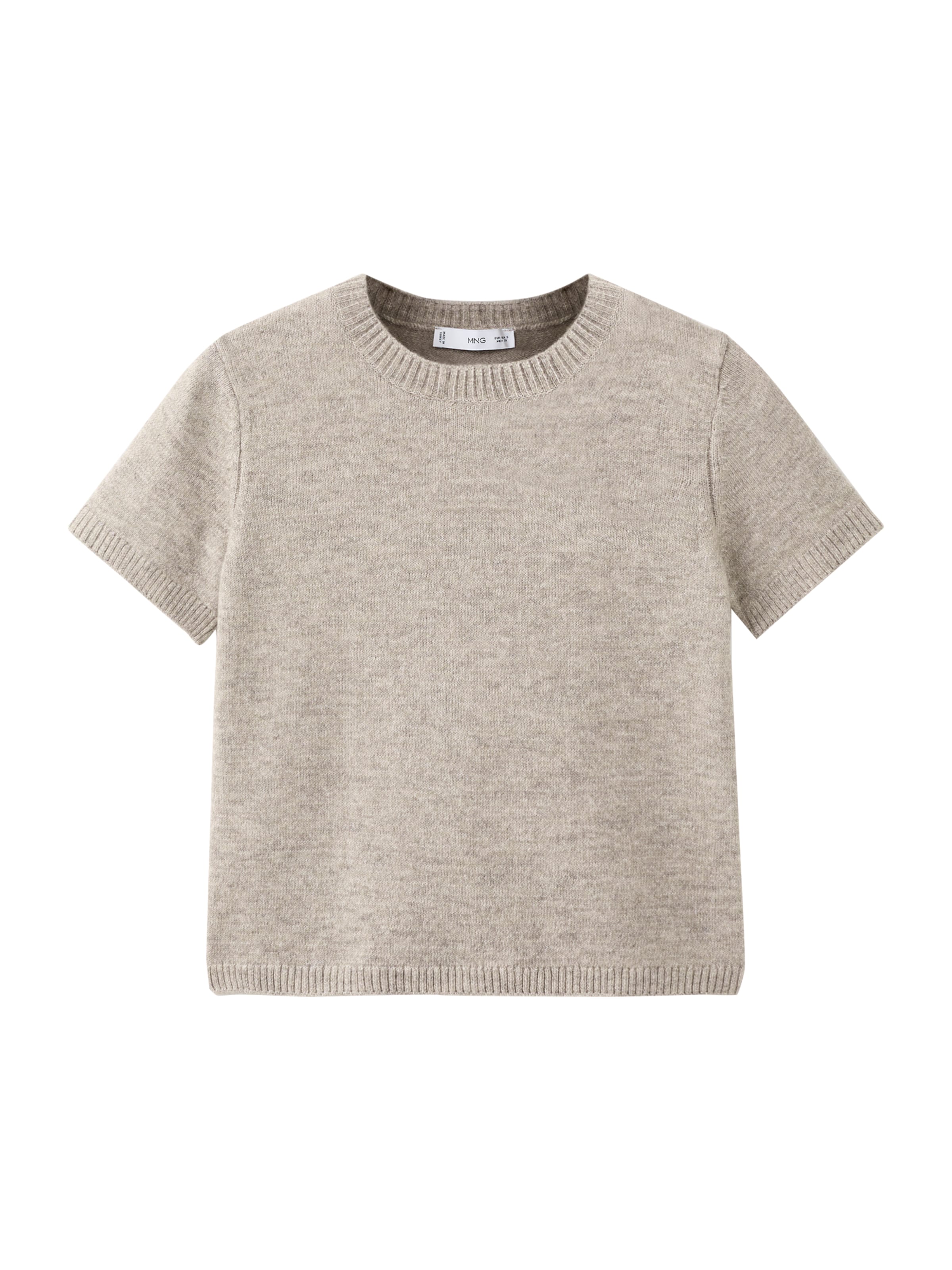 Pulover &#x27;NEKKA&#x27; de la MANGO pe gri: față