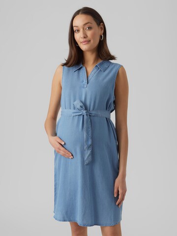 Vero Moda Maternity Poletna obleka 'Harper' | modra barva: sprednja stran