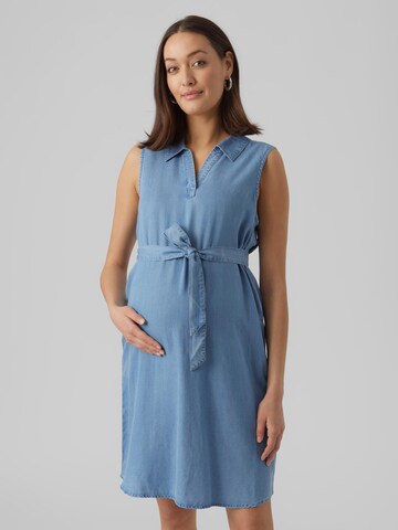 Vero Moda Maternity Kleid 'Harper' in Blau: predná strana