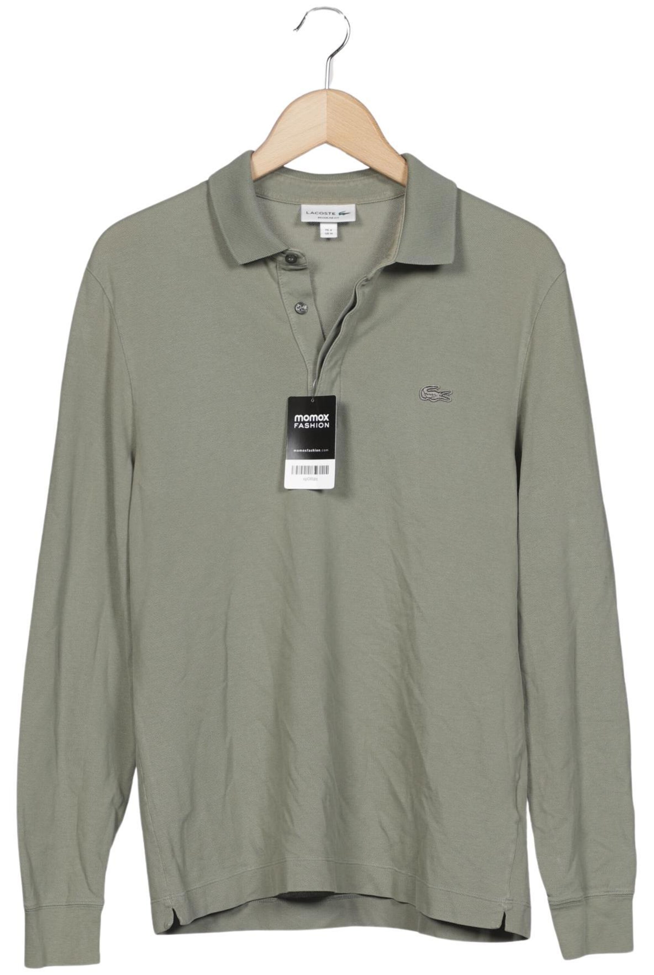 LACOSTE Shirt in M-L in Green: front