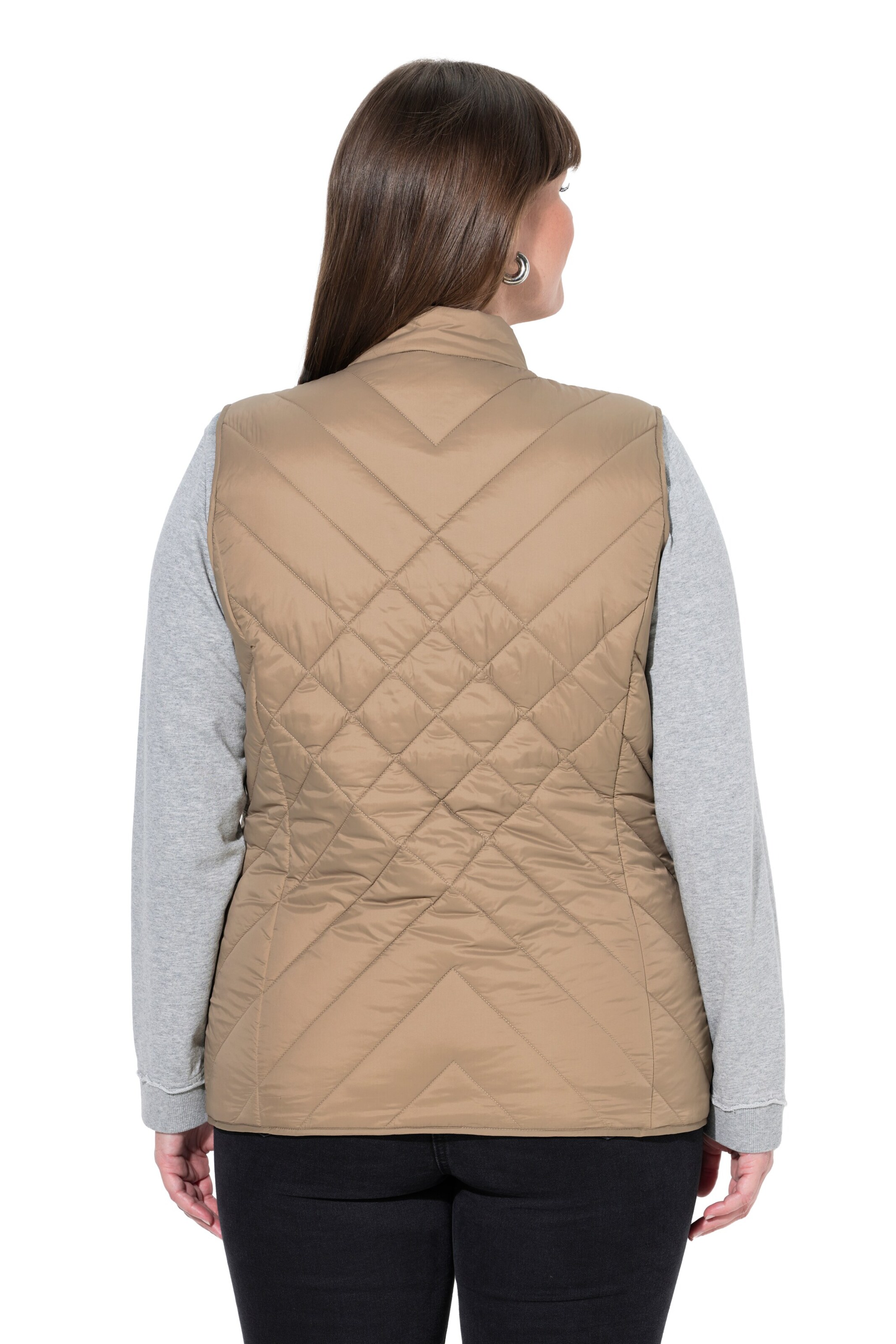 Ulla Popken Vest in Brown