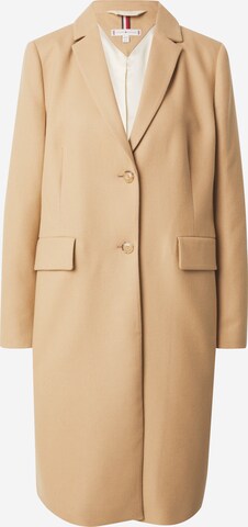 Manteau mi-saison TOMMY HILFIGER en beige : devant