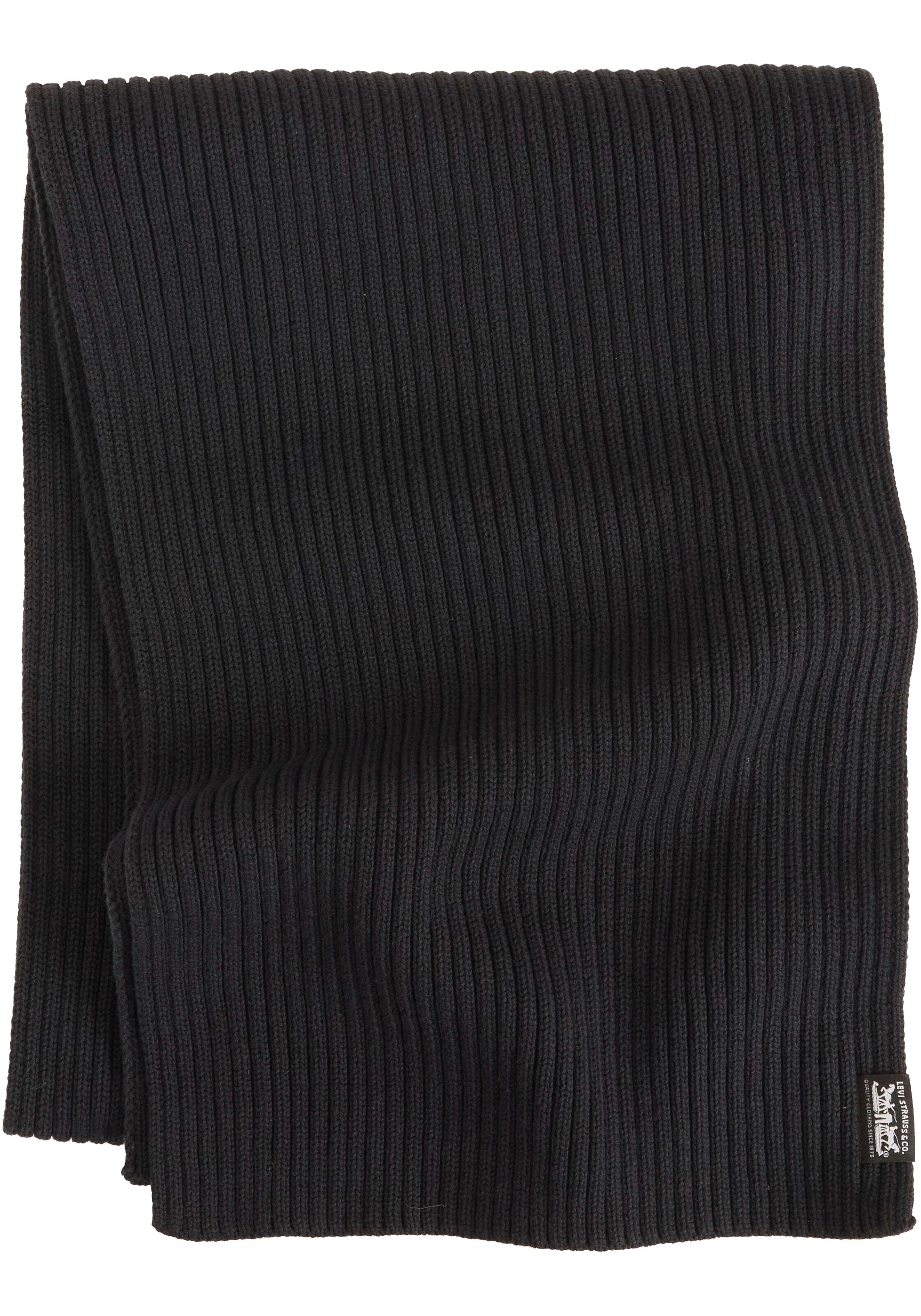 LEVI'S ® Schal in Schwarz: Vorderseite