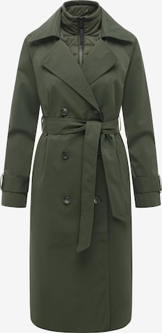 Cappotto funzionale di Ragwear in verde: frontale