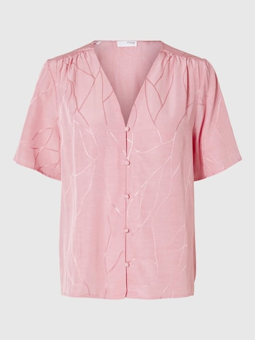 SELECTED Blouse in Pink: front